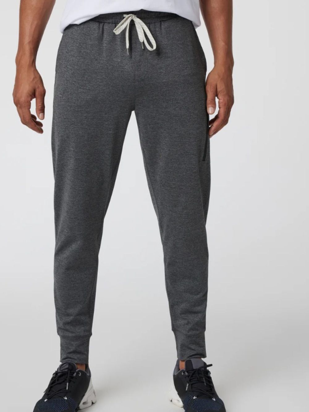 VUORI Sunday Performance Jogger, Charcoal Heather, Size XL, NWOT Flaw